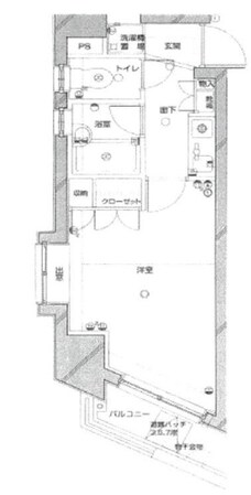 メインステージ蒲田の物件間取画像